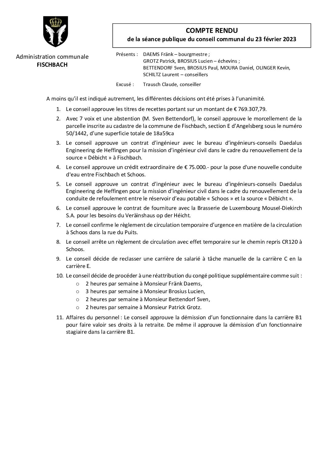 compte rendu 2023-02-23